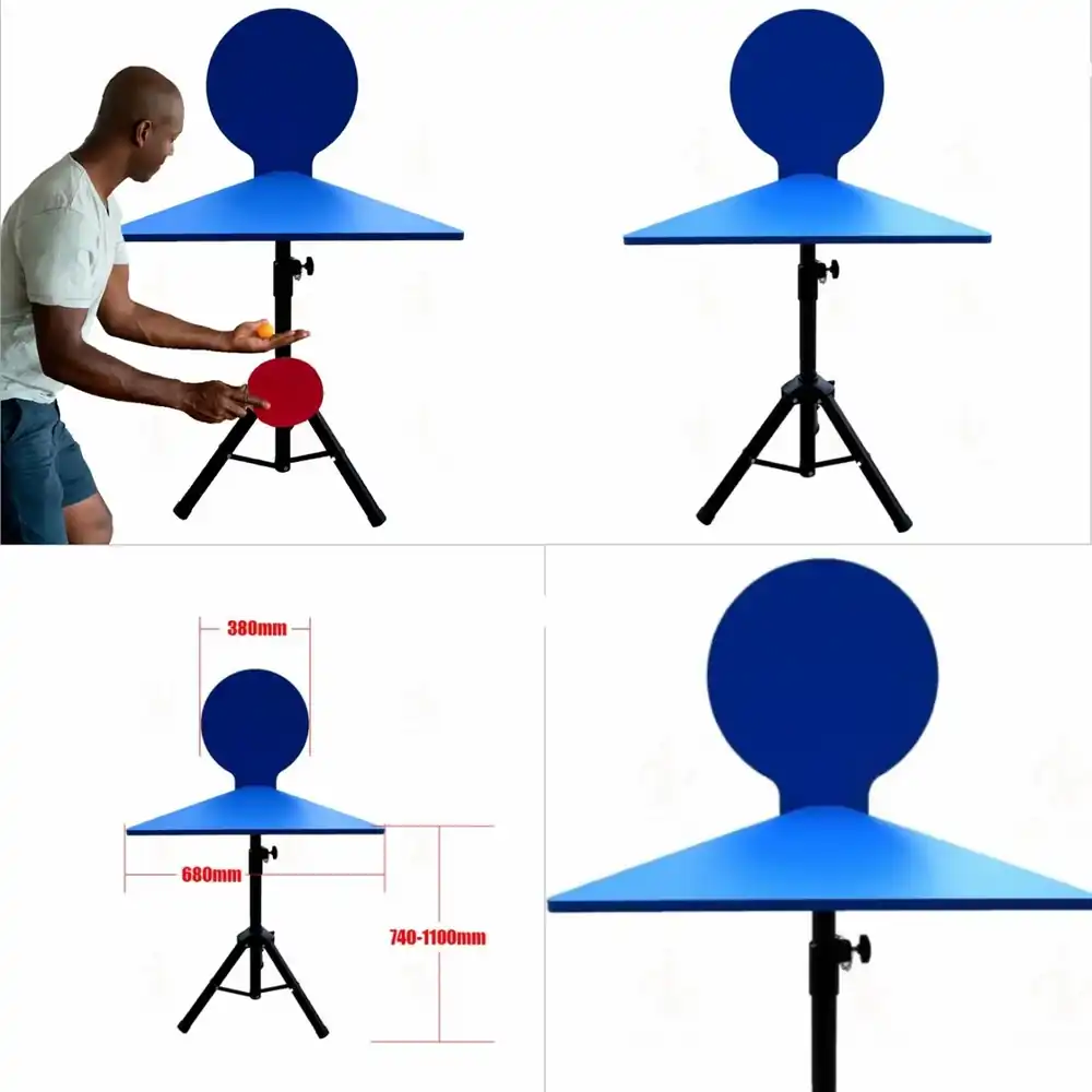 Table Tennis Height - WAP02 Höhenverstellbare Tischtennis-Rückprallwand für Ping-Pong-Übungen Trainingsausrüstung