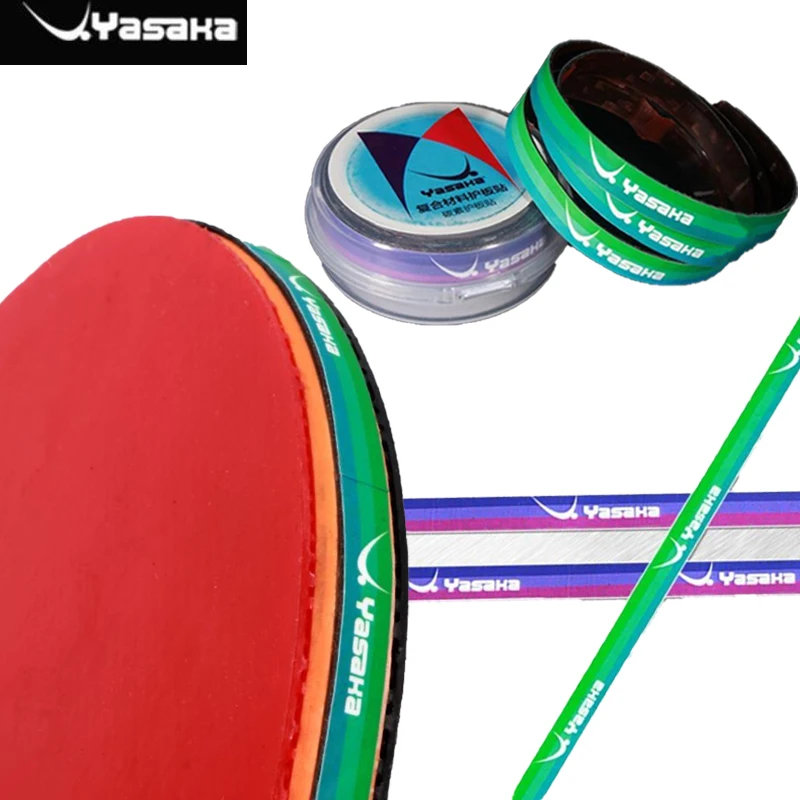 Table Tennis Yasaka - Yasaka Kantentape für Tischtennisschläger, gewebte Kohlefaser,