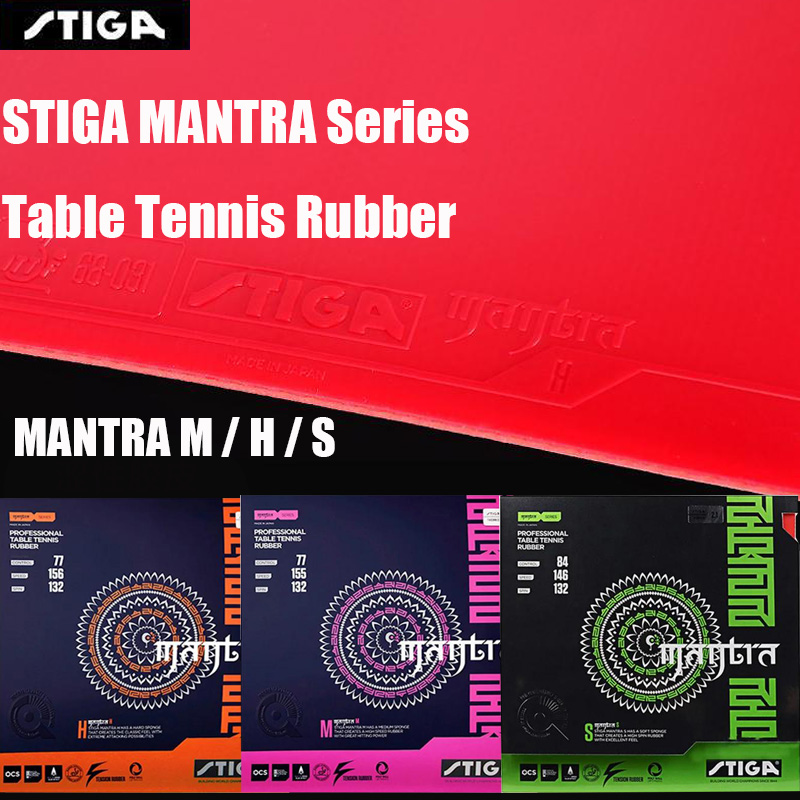 Table Tennis Form - STIGA MANTRA M/H/S Serie Tischtennisbelag Halbklebrig