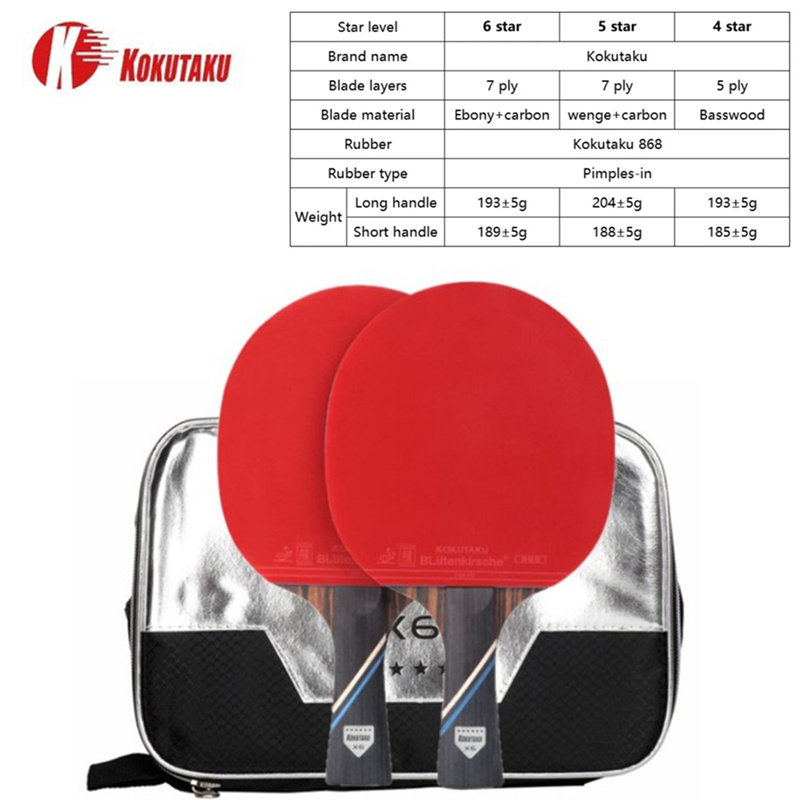 Table Tennis History - KOKUTAKU ITTF Professionelle 4/5/6 Sterne Ping