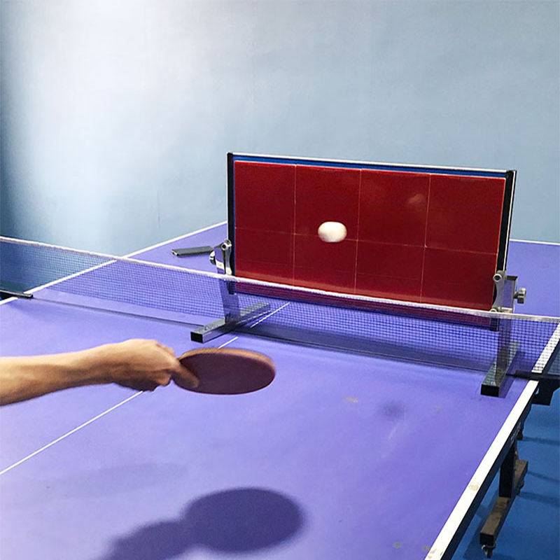 Table Tennis How To Play - Tischtennis-Rückprallwand für Zuhause, Tischtennis-Rückprallmaschine für Einzeltraining,
