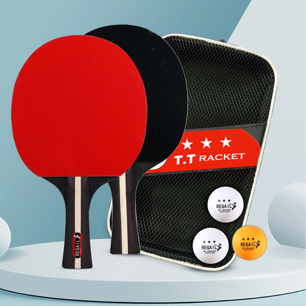 Table Tennis Tournament - Tischtennisschläger-Set mit 2 Schlägern & 3