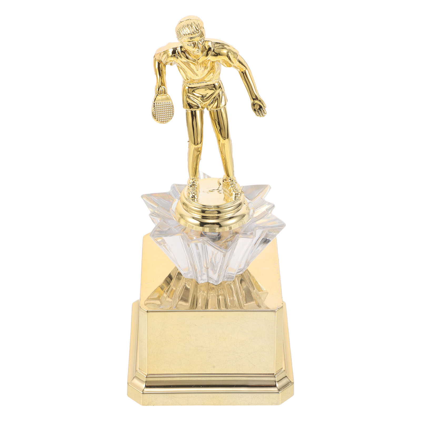 Table Tennis Tournament - Tischtennis-Auszeichnungstrophäe aus Kunststoff, goldener Pokal für
