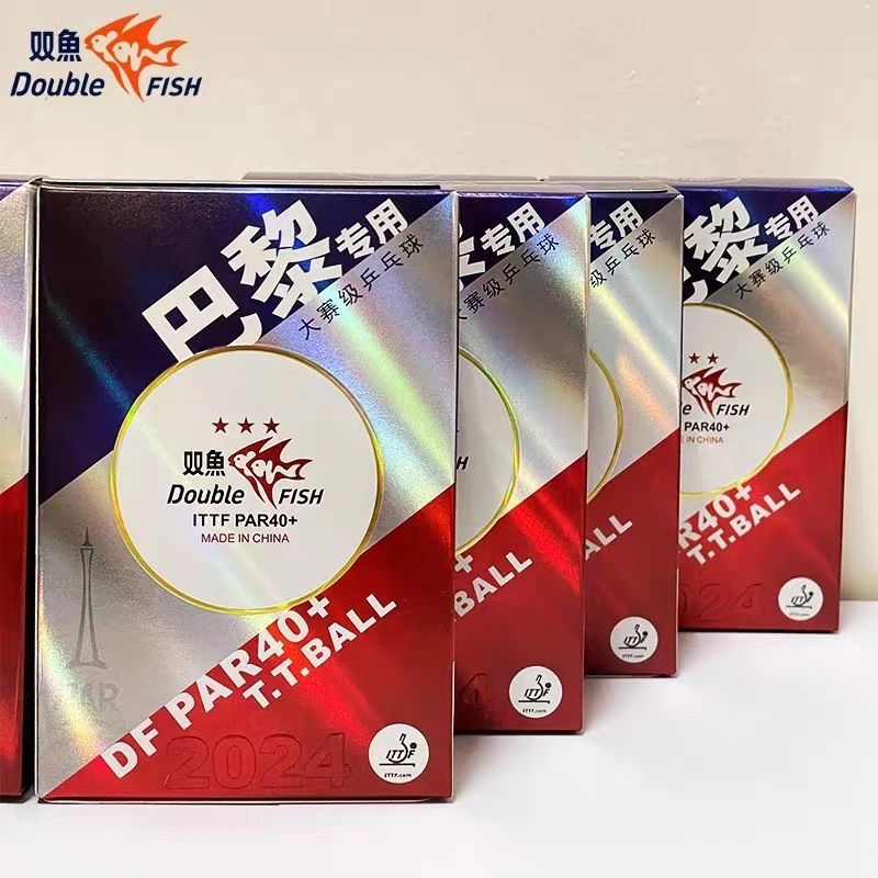 Table Tennis How To Play - Original Double Fish DF PAR40+ Ping-Pong-Bälle,