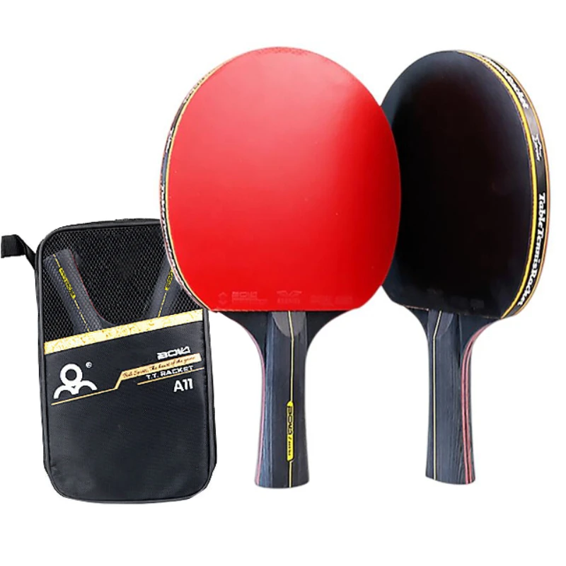 Table Tennis History - 5/6 Star Tischtennisschläger, professionelles Ping-Pong-Schläger-Set, Pickel-in