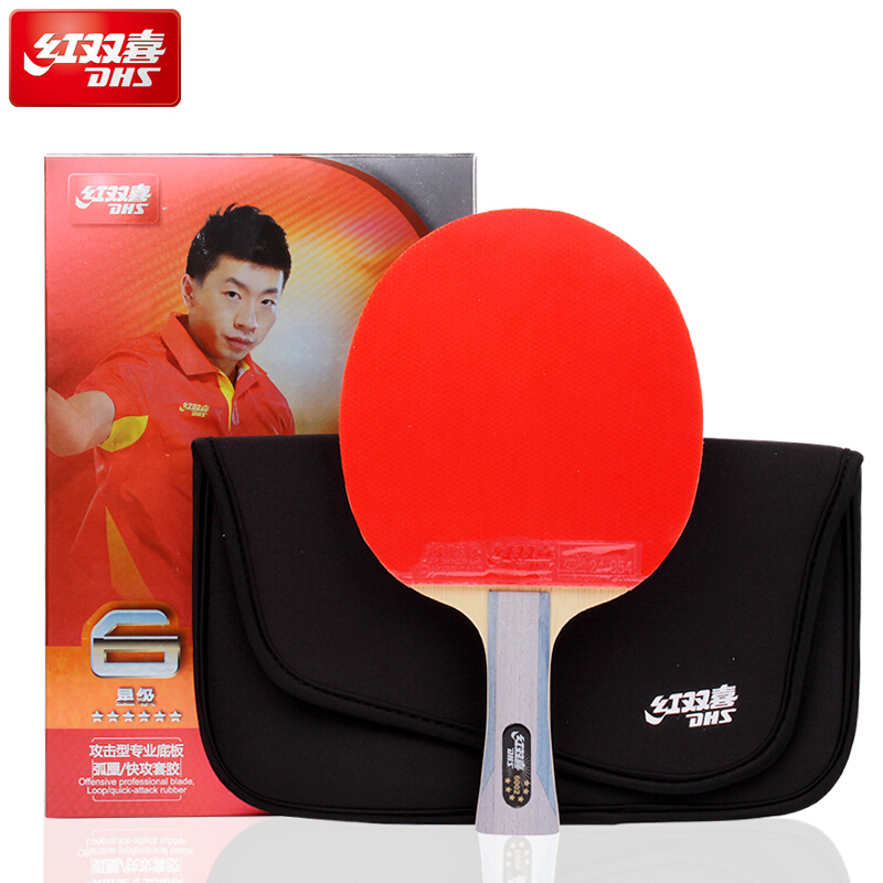 Table Tennis History - DHS Tischtennisschläger 6-Star Hurricane 8 Tinarc
