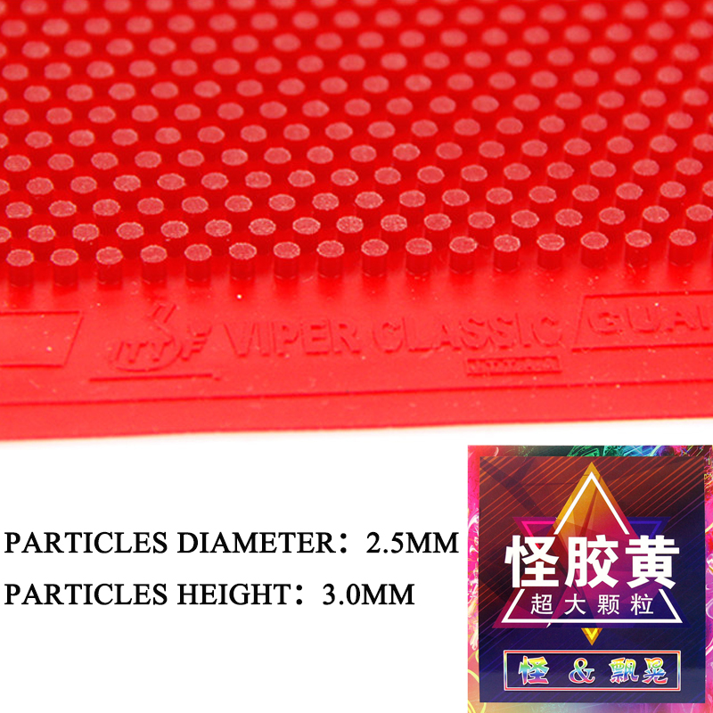 Table Tennis Height - VIPER CLASSIC Tischtennis-Gummi, extragroße Partikel, 3,0