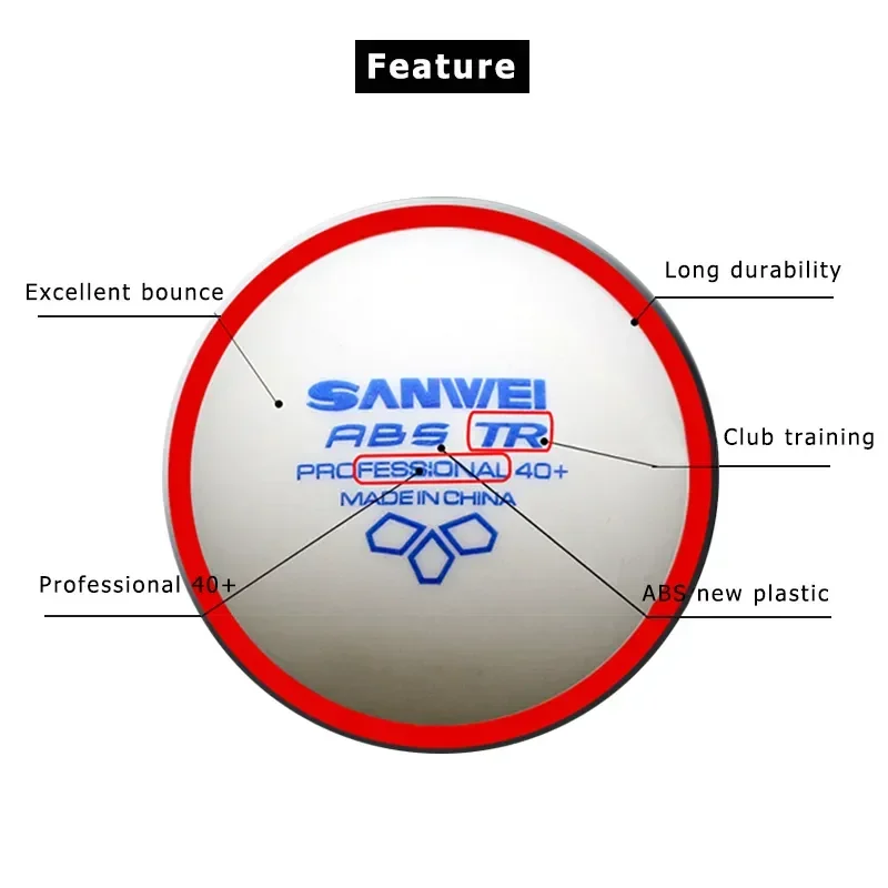 SANWEI-ABS TR 3-Sterne-Tischte – Table Tennis How To Play Bewertung und Preis