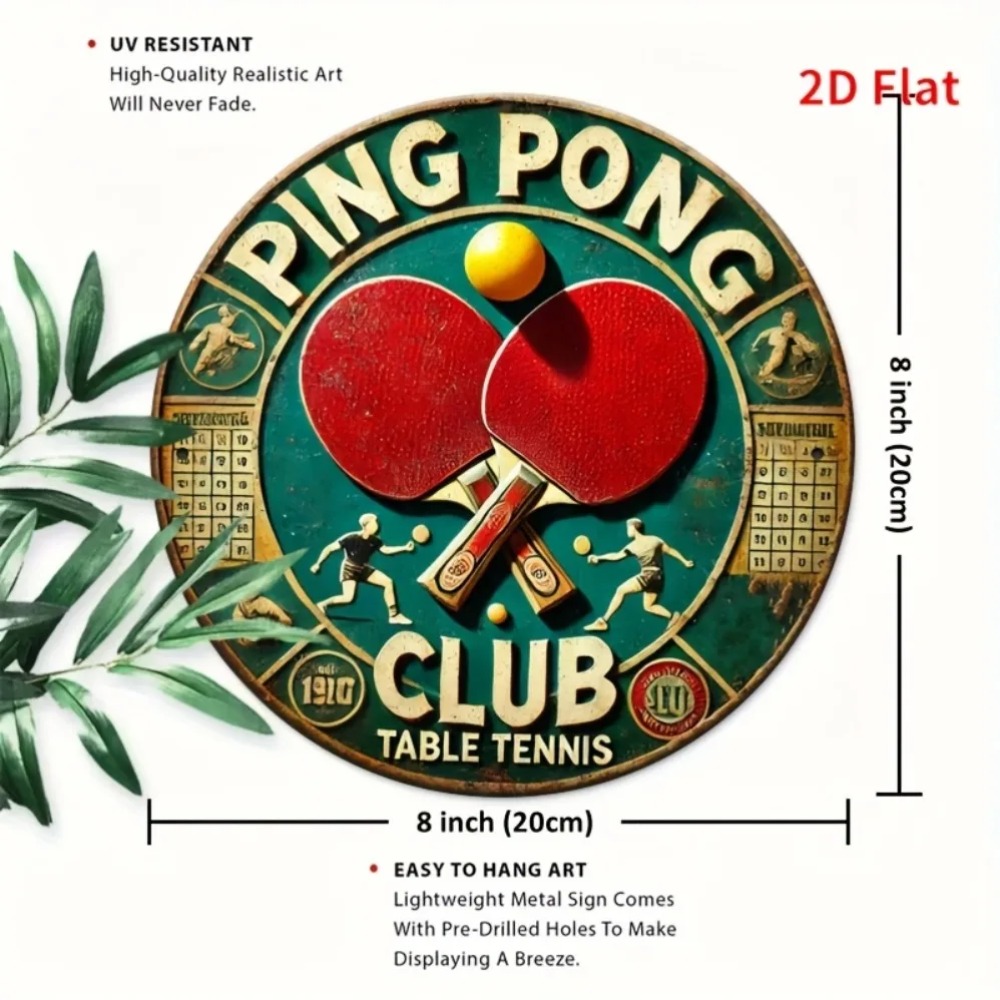 2D Flaches Vintage Tischtennis – Table Tennis History Bewertung und Preis