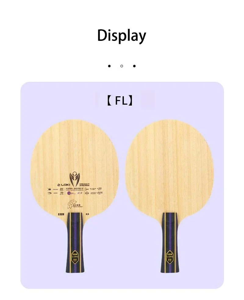 Original LOKI Kirin K3 Tischte – Table Tennis History Bewertung und Preis