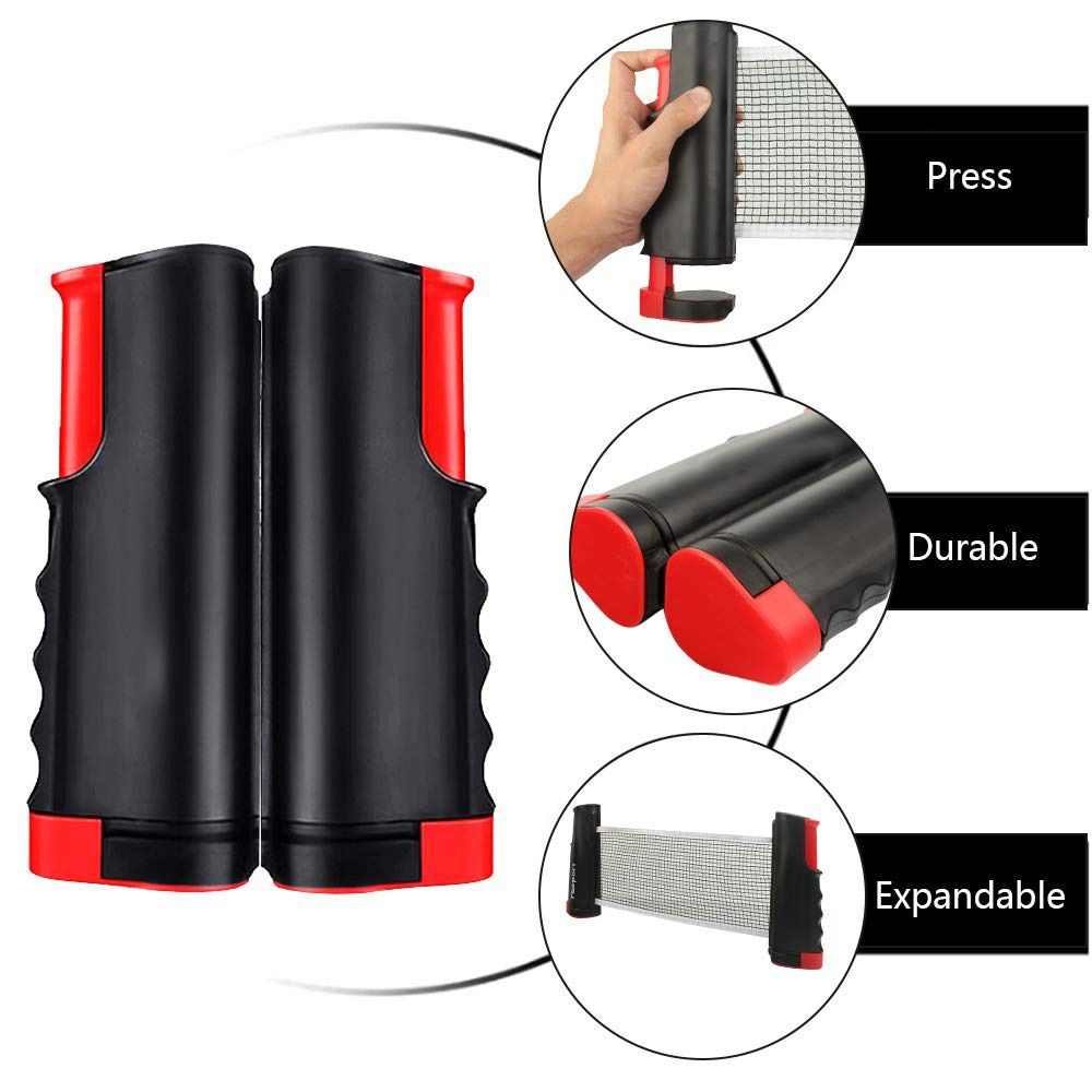 Einziehbares Tischtennisnetz-S – Table Tennis Barrier Bewertung und Preis