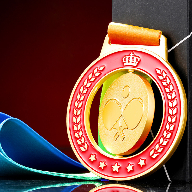 Tischtennis-Medaillen aus Gold – Table Tennis Tournament Bewertung und Preis
