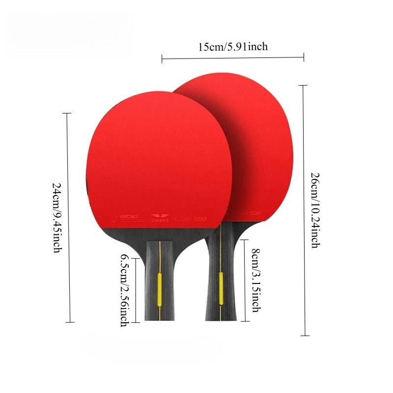 6-Sterne-Tischtennisschläger-S – Table Tennis History Bewertung und Preis