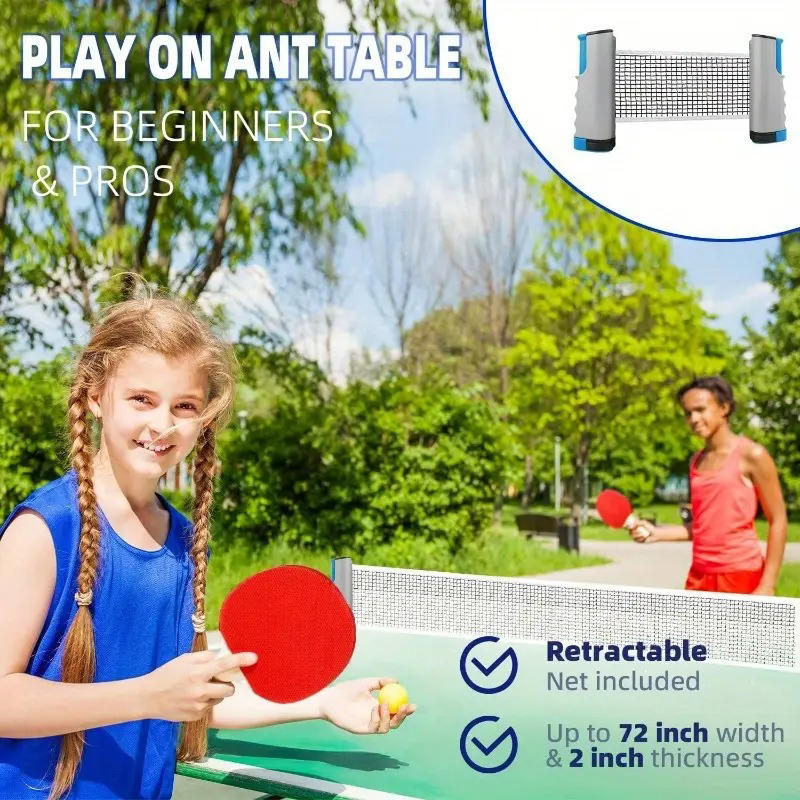 Tragbares Tischtennisnetz, erw – Table Tennis Barrier Bewertung und Preis