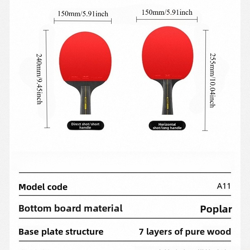 5/6 Sterne Tischtennisschläger – Table Tennis History Bewertung und Preis