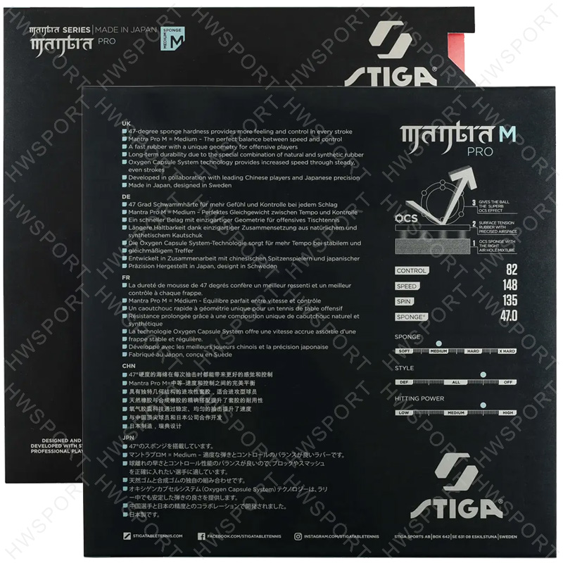 STIGA MANTRA PRO Tischtennis-G – Table Tennis Japan Bewertung und Preis